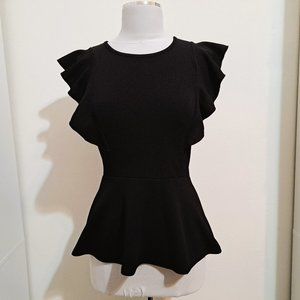 Caution To The Wind Junior Top Black Color Peplum Style No Size Only Measurement